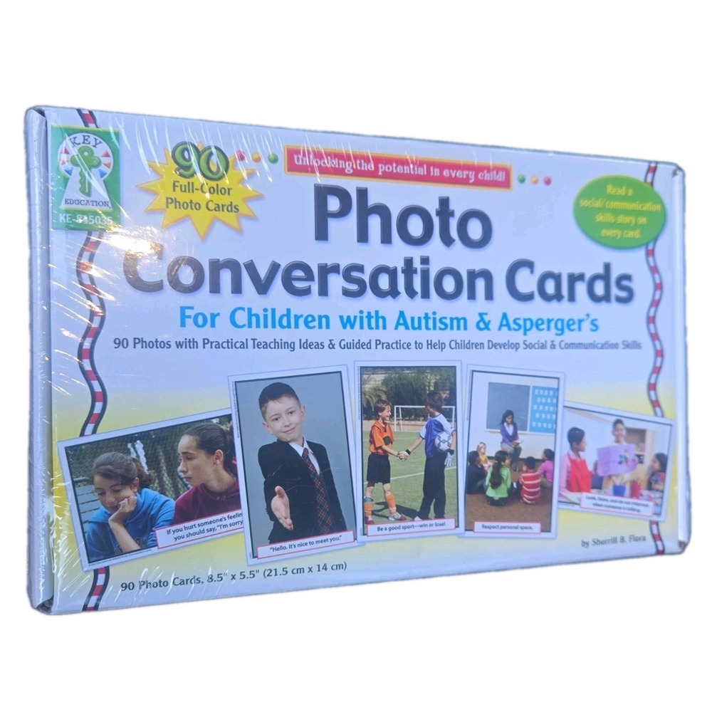Key Education Photo Conversation Cards for Children with Autism and Asperger's